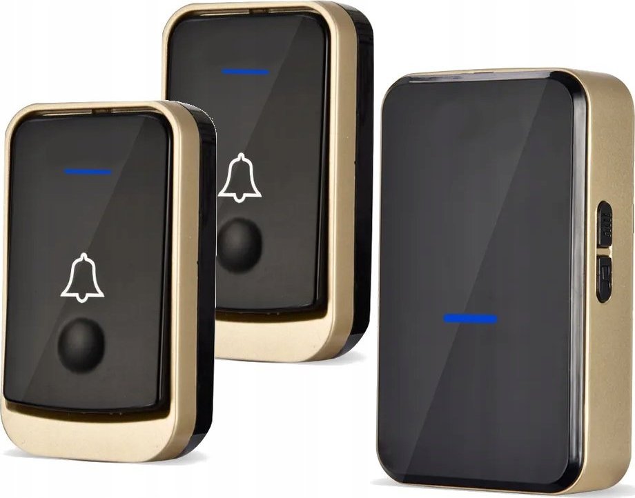 Spreest Dzwonek bezprzewodowy do drzwi + 2x nadajnik IP44