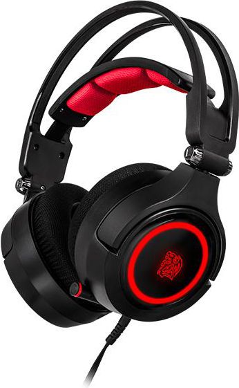 Słuchawki Tt eSPORTS Cronos Riing Czerwone (HT-CRA-DIECBK-20)