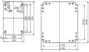 Schneider Płyta montażowa 300 x 250mm stal (NSYMM3025)