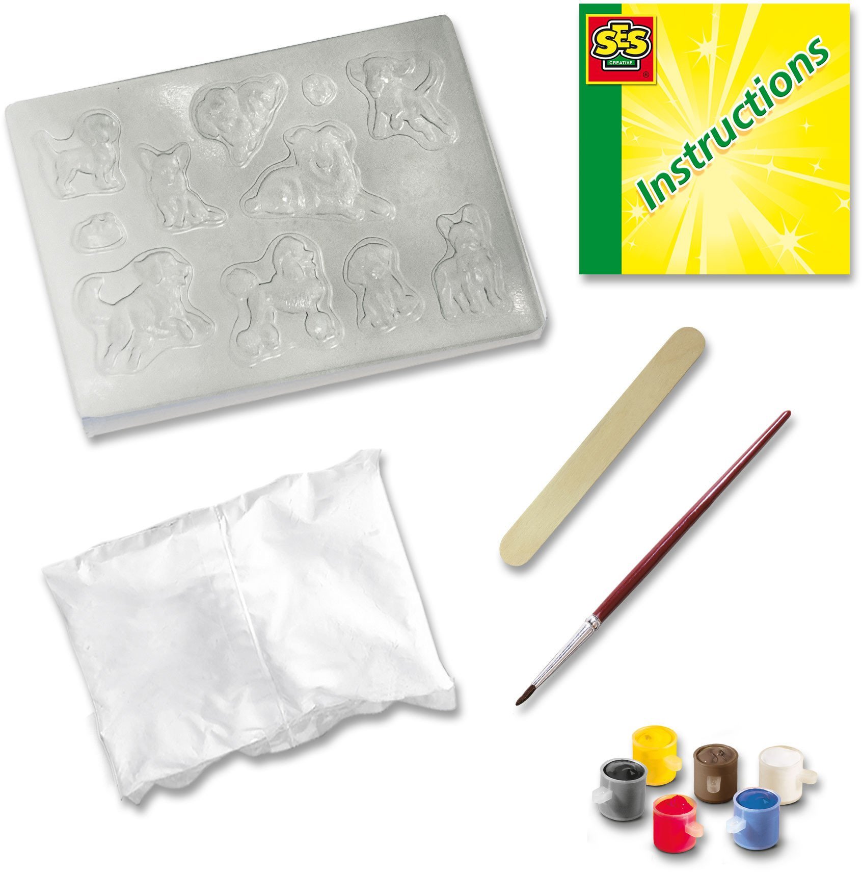 SES Odlewy gipsowe+fabry Psy 01294 12946