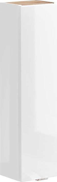 Elior Pionowa wisząca szafka łazienkowa - Malta 7X Biały połysk