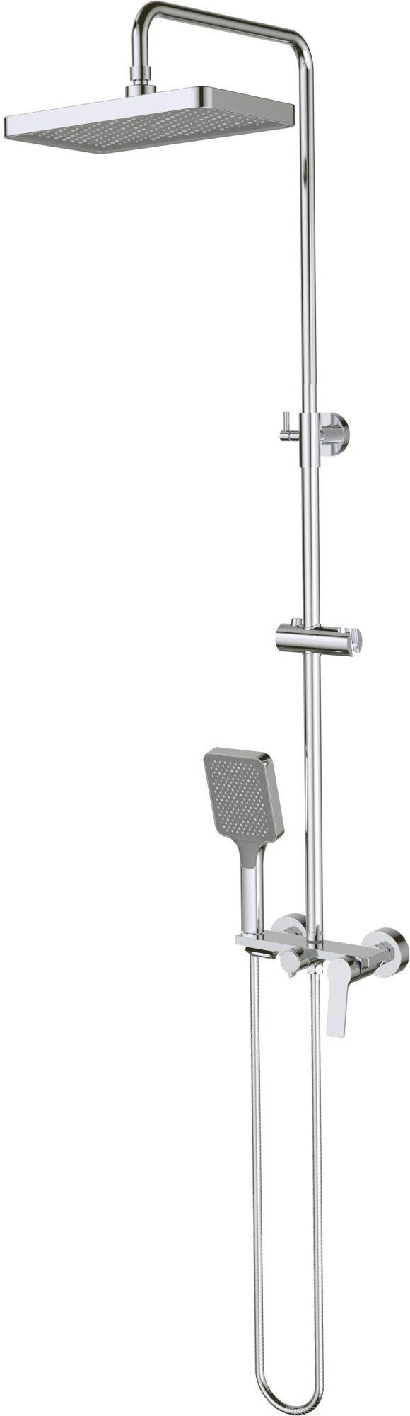 Deante Deszczownica - z baterią mieszaczową