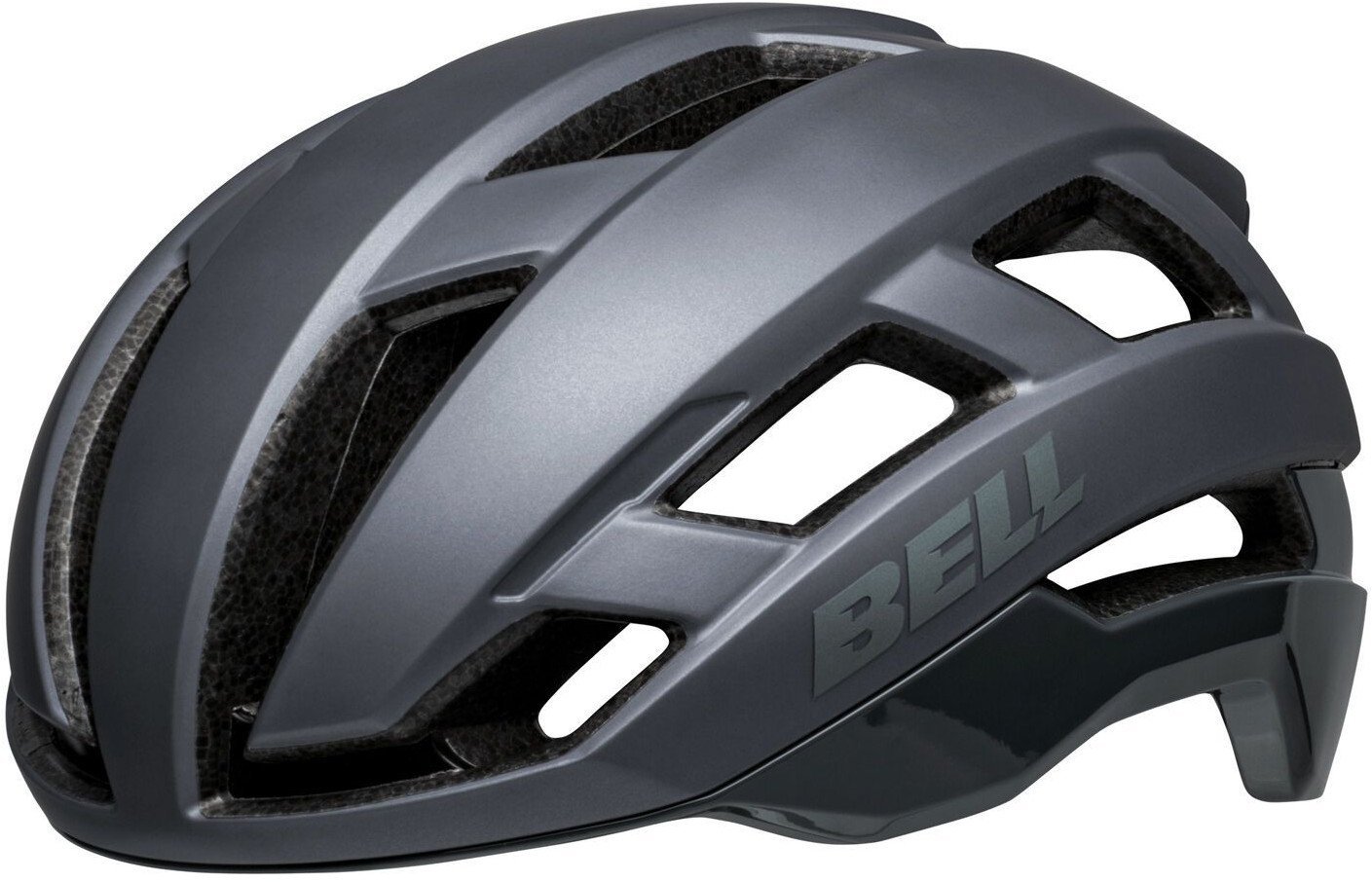 Kask gravel szosowy BELL FALCON XR LED INTEGRATED MIPS matte gloss gray roz. L (59-63 cm) (NEW)