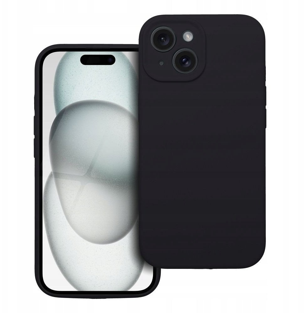 Futerał SILICONE 2mm do IPHONE 15 czarny