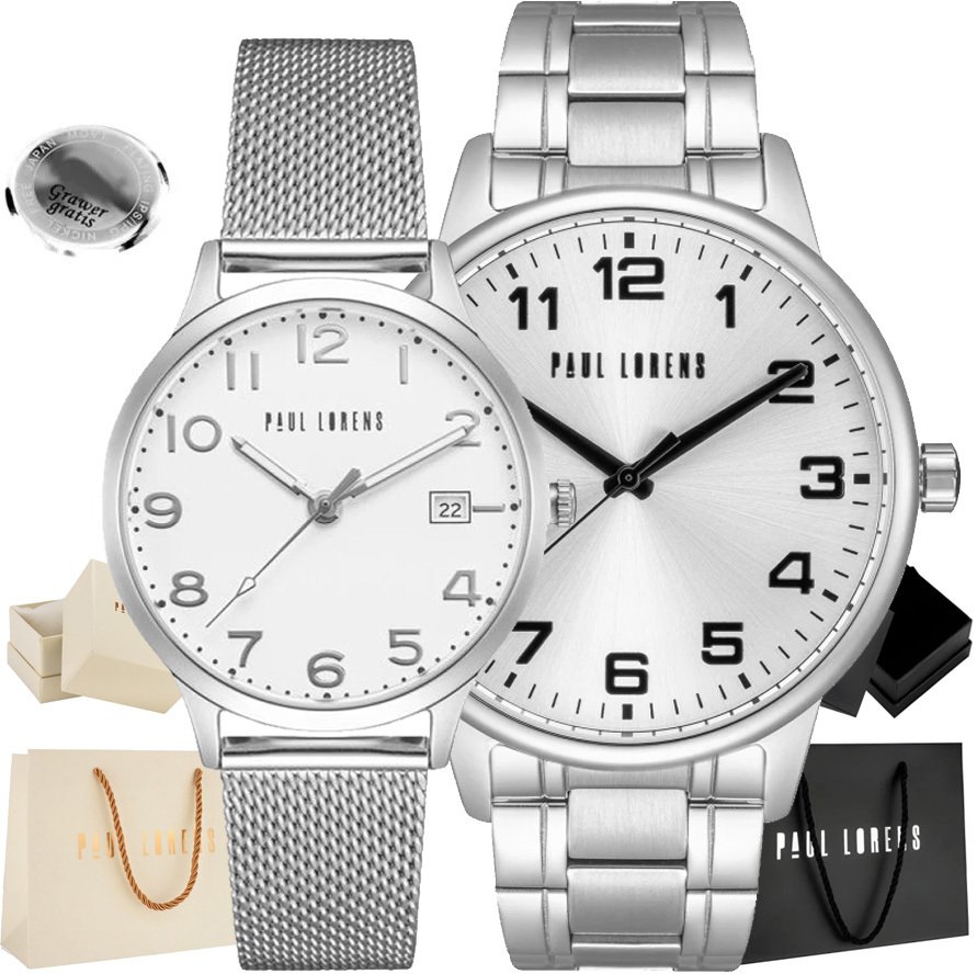Zegarek Paul Lorens Zestaw zegarków GUARO/ STELLA 3C1