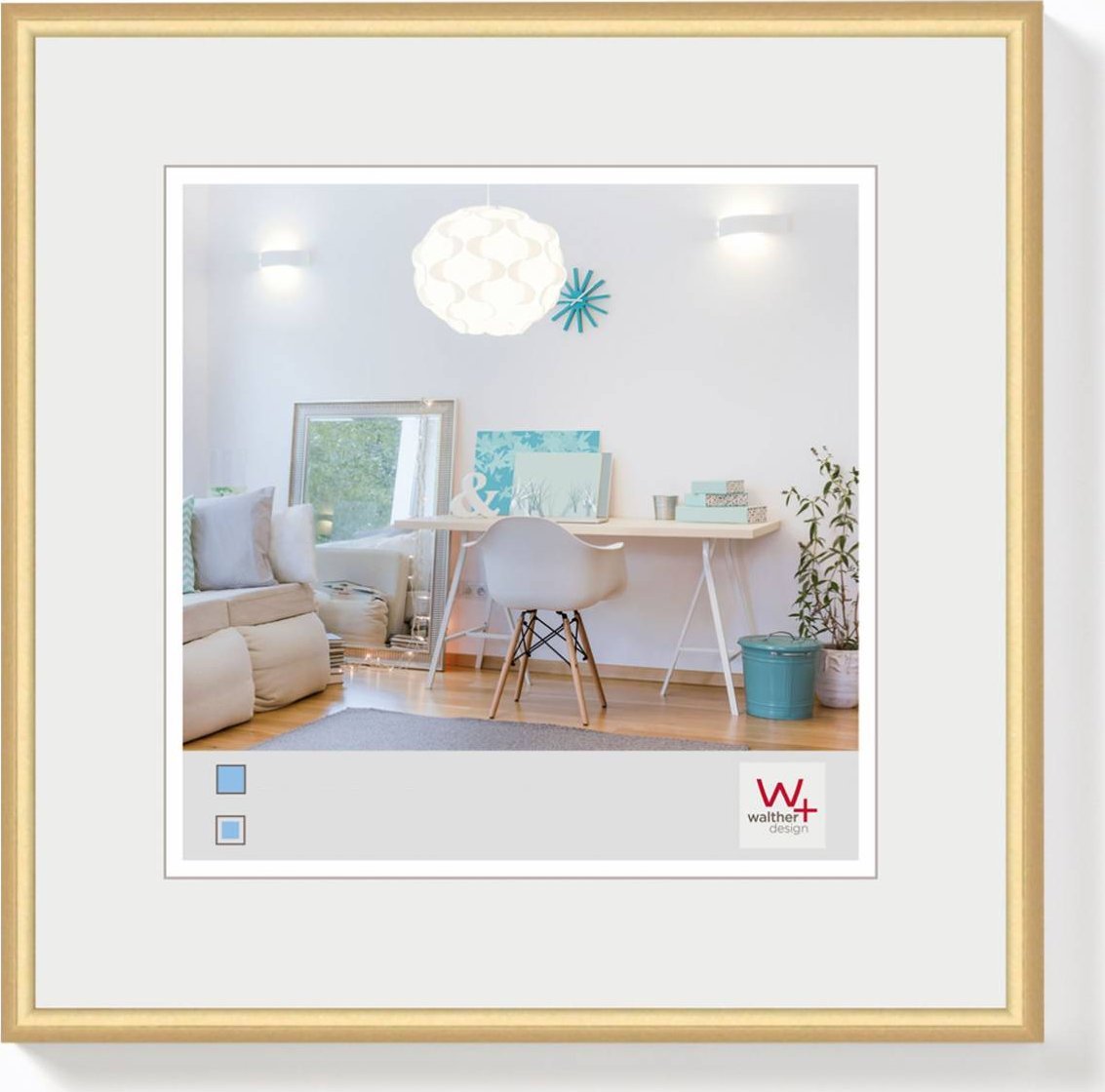 Ramka Walther Walther New Lifestyle 20x20 Resin gold KV220G