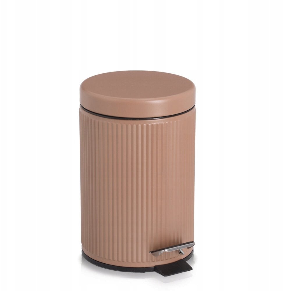 Metalowy kosz łazienkowy BRASS TONE, 3 l