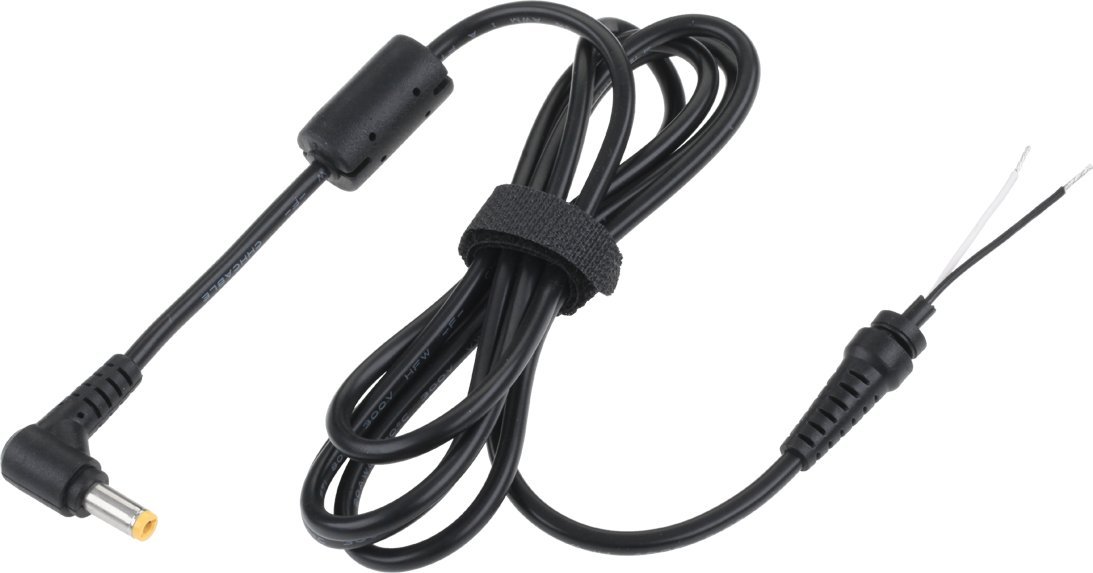 Quer Wtyk kątowy 5,5/2,5 (18,5V/3,8A) sieciowy z kablem do montażu Rebel