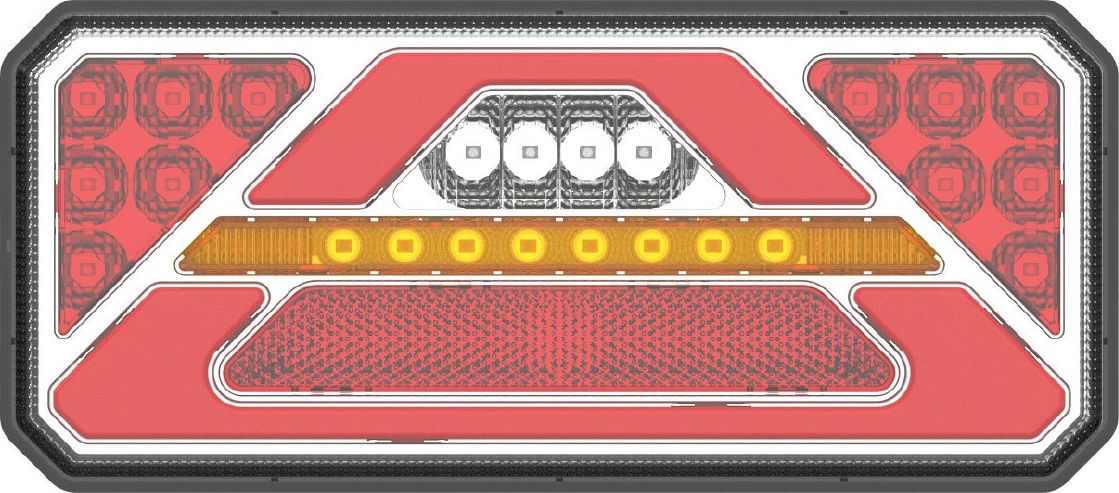 AMiO Lampa zespolona led dynamiczna tylna prawa rcl-02-r