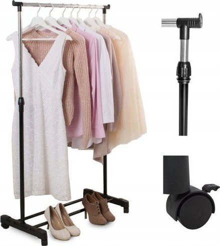 Verk Wieszak na ubrania na kółkach stojak uniwersalny