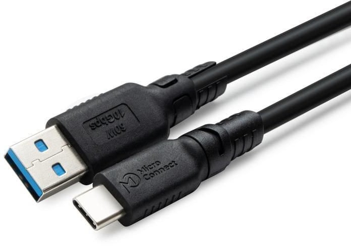 Kabel USB MicroConnect USB-A - USB-C Brązowy (ColorFlex USB-C to USB-A)