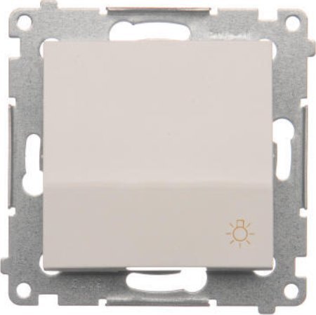Kontakt-Simon Simon 54 Przycisk /światło/ 16AX 250V biały DS1A.01/11