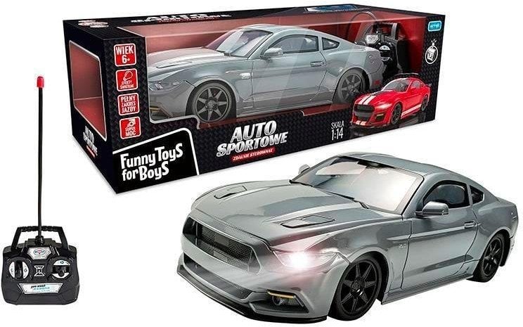 Auto sportowe zdalnie sterowane srebrne