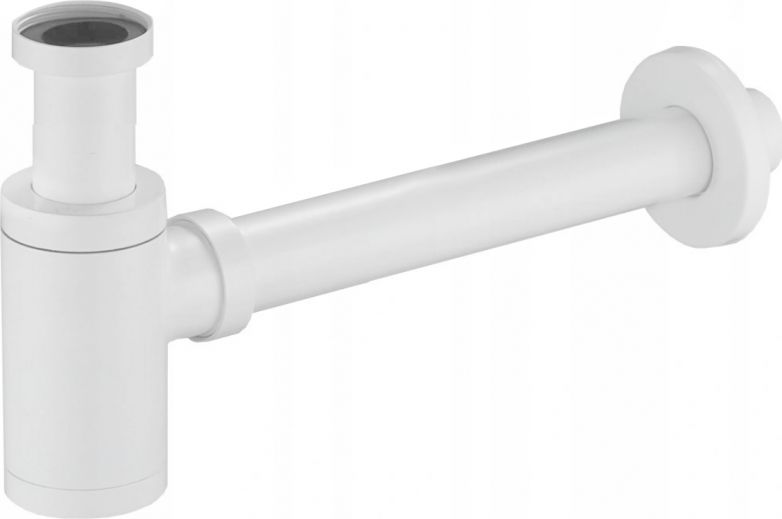 Syfon Mexen Mexen półsyfon umywalkowy okrągły biały - 79950-20