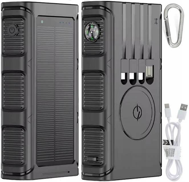 Powerbank nemo POWERBANK ŁADOWARKA INDUKCJA 36000mAh 8xUSB LATARKA 2x LED USB-C PD