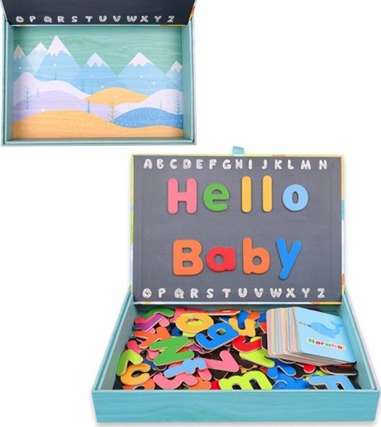 Pan i Pani Gadżet Kolorowe Literki Magnetyczne Do Nauki Pisania I Czytania Poznaj Litery