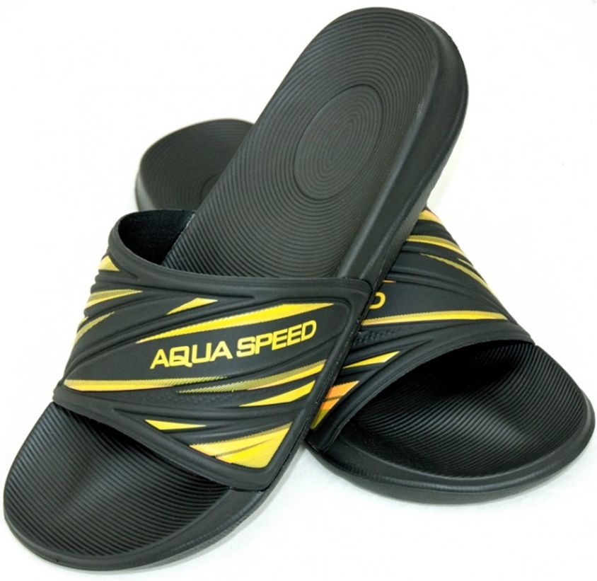 Aqua-Speed Klapki męskie Idaho czarne r. 45 (68-18)