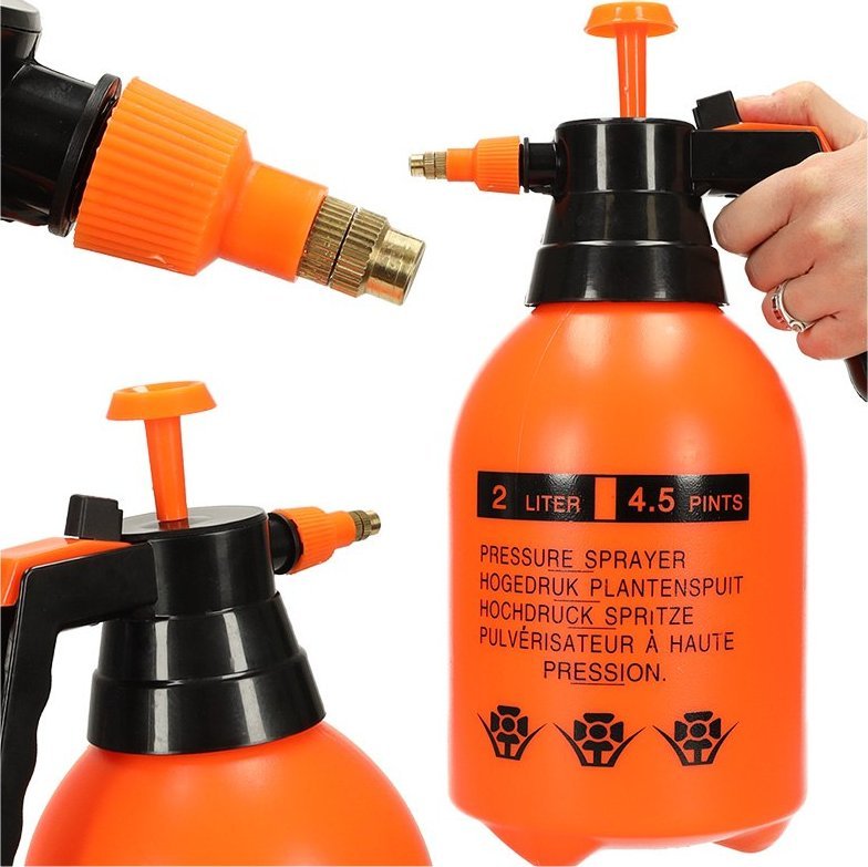 Opryskiwacz ręczny ciśnieniowy ogrodowy spryskiwacz wody kompresyjny 2l Kik sp. z o.o. sp. k.