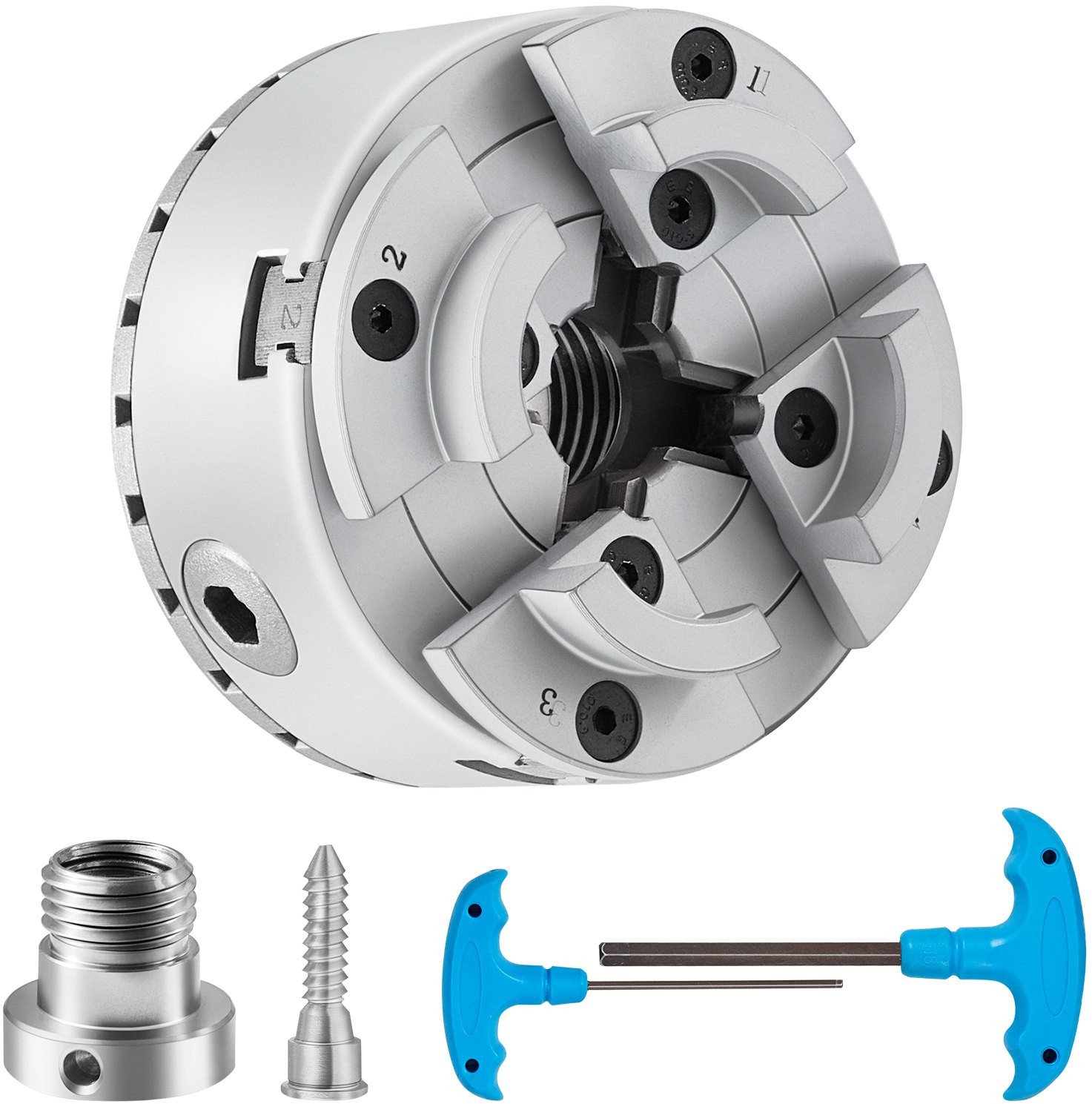 Uchwyt Tokarski 4-Szczękowy z Akcesoriami