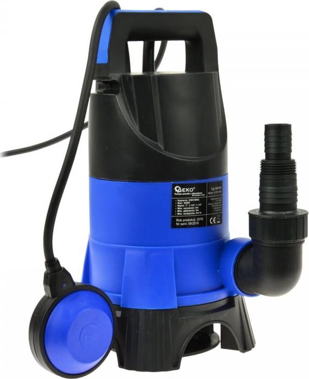 Geko POMPA PLASTIK DO BRUDNEJ WODY Z PŁYWAKIEM TYP.2 (4) G81453 GEKO