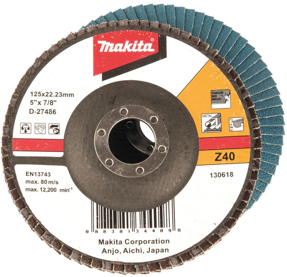 GRINDER DISC 125MM K40 METALL