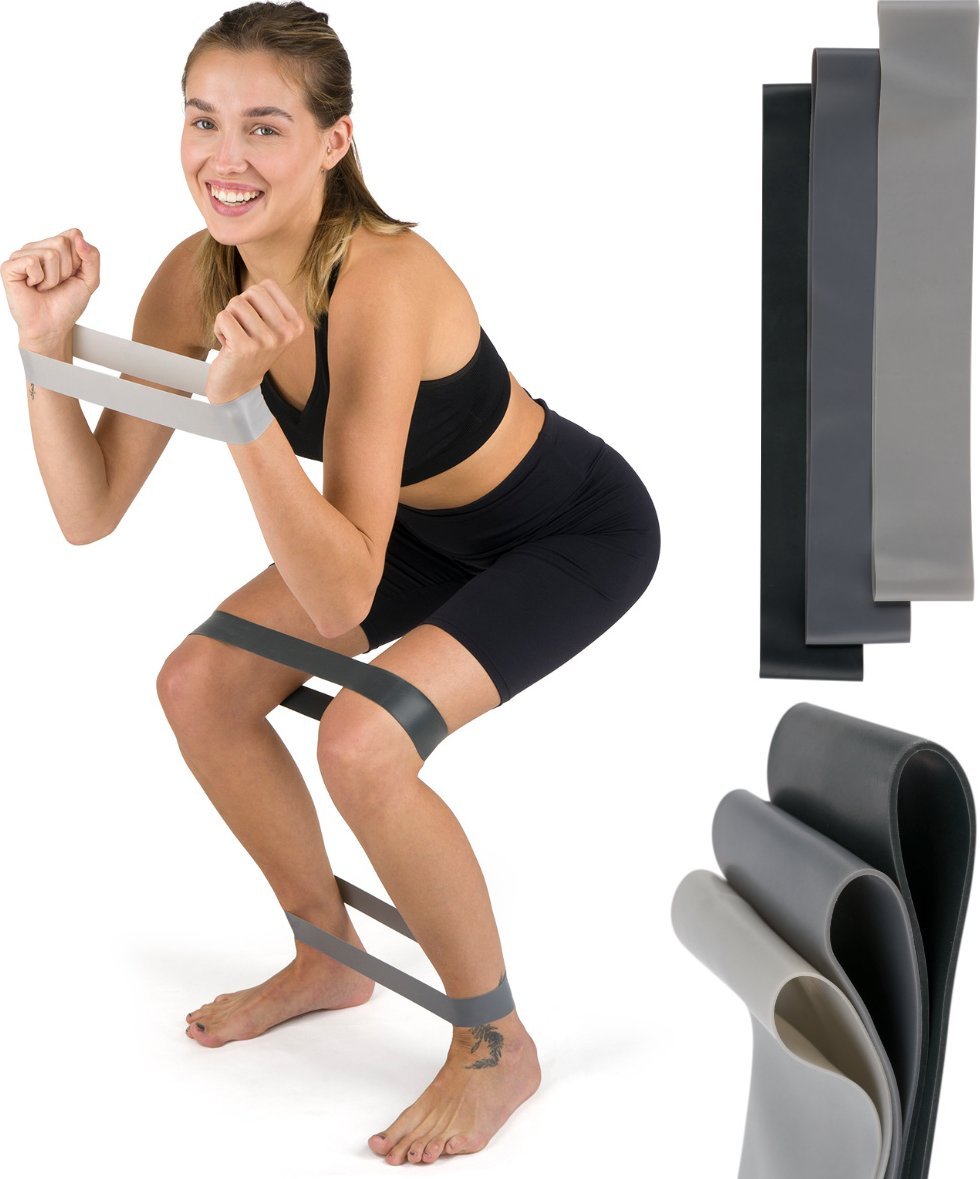 Soxo Zestaw 3x Gumy oporowe Soxo szary