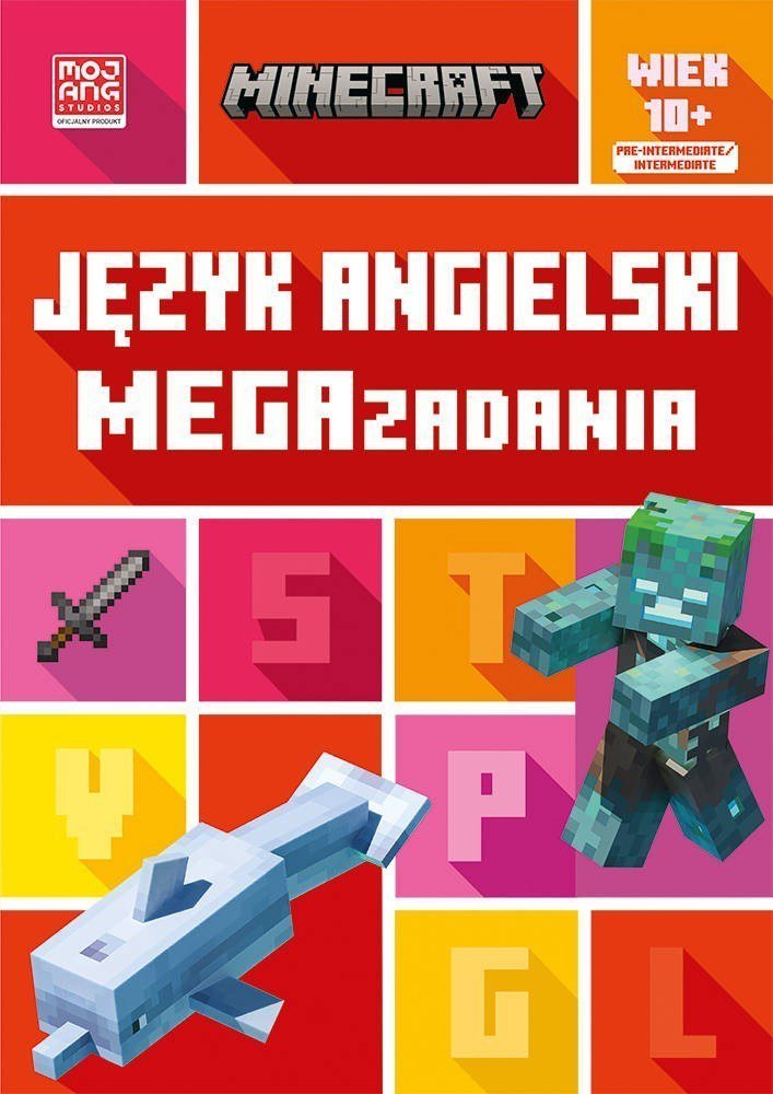 Ksišżeczka Minecraft. Język angielski. Megazadania 10+