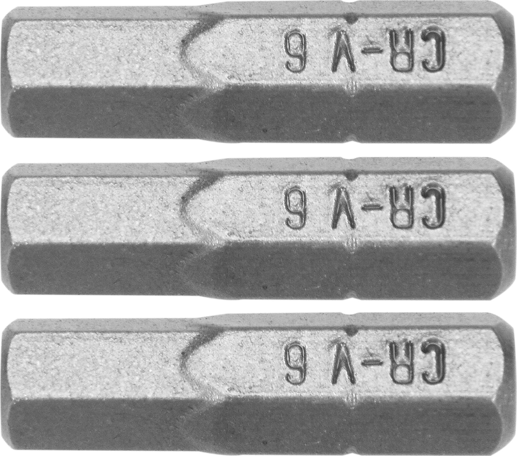 Dedra Końcówki wkrętakowe Hex H6x25mm, 3szt blister (18A04H60-03)