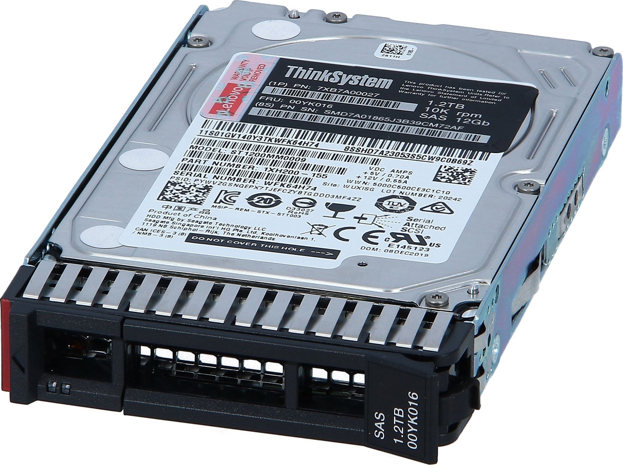 Dysk serwerowy Lenovo 1.2TB 2.5'' SAS-3 (12Gb/s) (7XB7A00027)