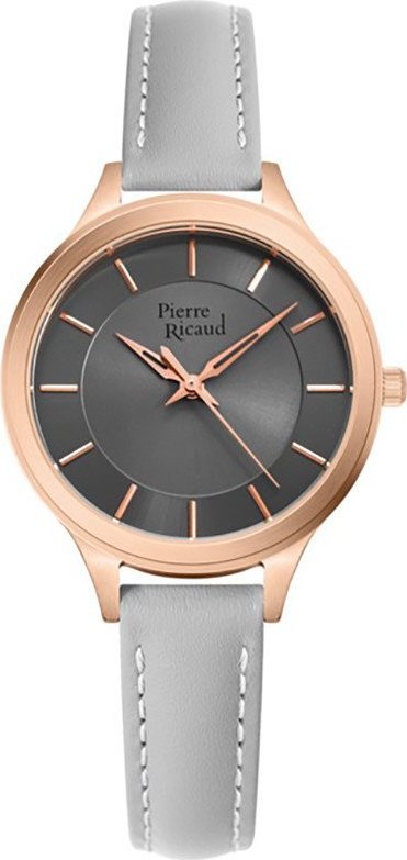 Zegarek Pierre Ricaud Zegarek damski Pierre Ricaud P21012.9GR7Q szary