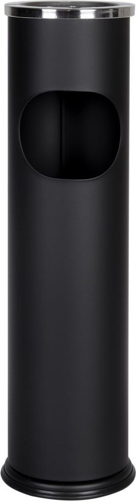 Kosz na śmieci Metlex popielnica czarny