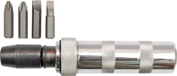 Vorel Wkrętak udarowy metalowy z wymiennymi grotami 4szt. 65120