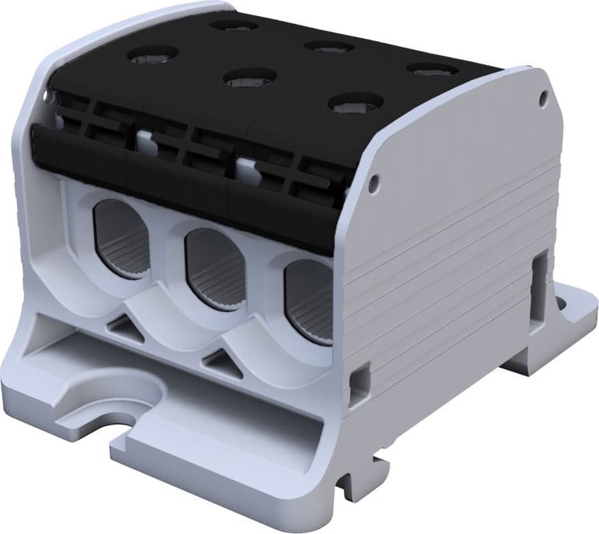 Simet Złączka szynowa gwintowa Al/Cu STB 50-3 (87360) SIMBLOCK czarny 81003007