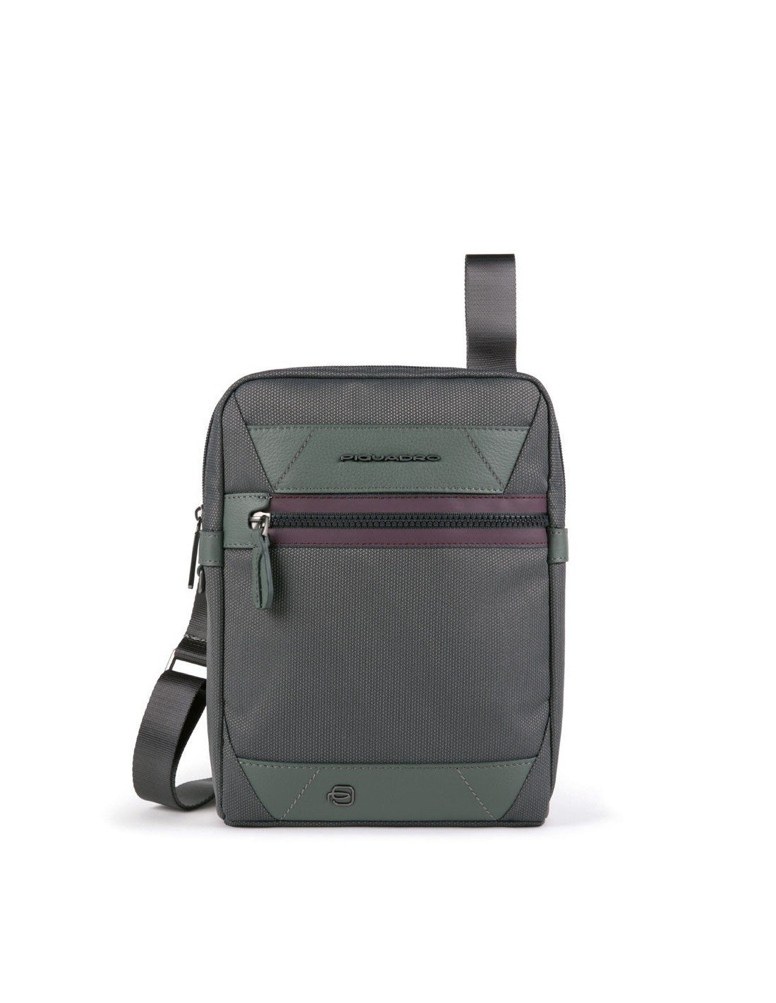 Piquadro Piquadro, Trakai, Recycled Materials, Small, Crossbody Bag, Green, 27 x 21 x 5 cm, For Men For Men