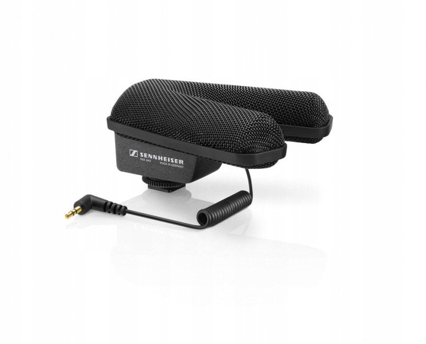 Sennheiser MKE 440 - Mikrofon pojemnościowy stereo wyposażony w filtr dolnoprzepustowy