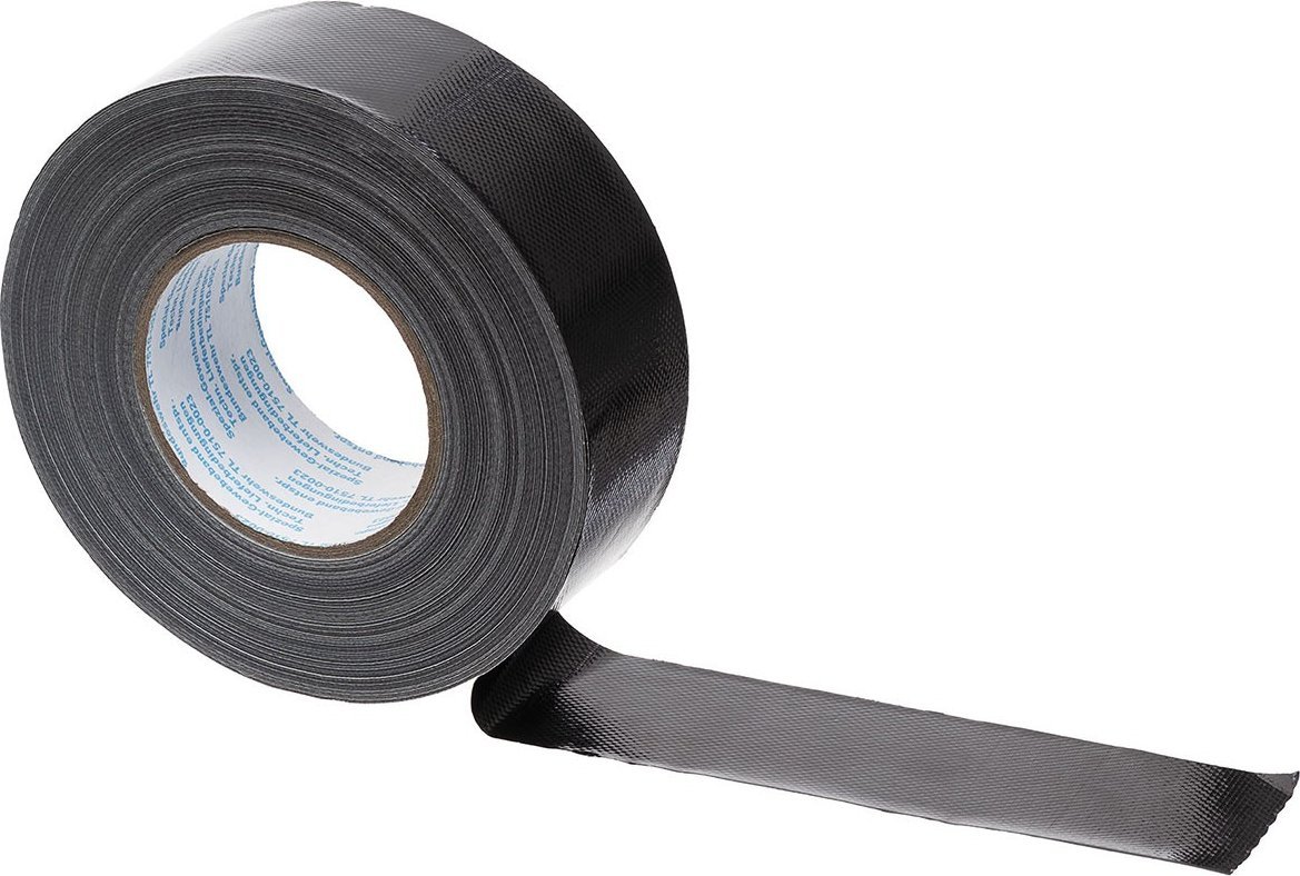 MFH TAŚMA BW CZARNA - 5 cm x 50 m