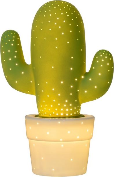 Lampa stołowa Lucide Lampka nocna zielona Lucide CACTUS 13513/01/33