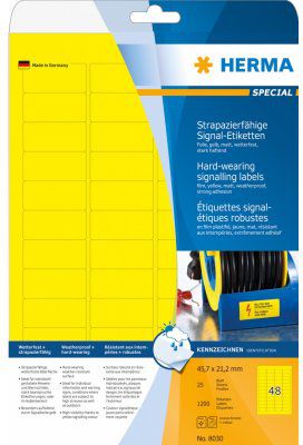 Herma Etykiety samoprzylepne 45,7x21,2 mm (8030)