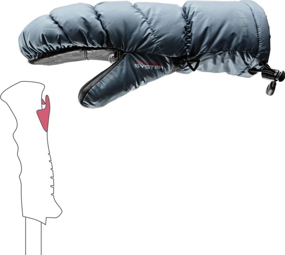 Leki LE RĘK Glace 3D Women Mitt blue 7.5