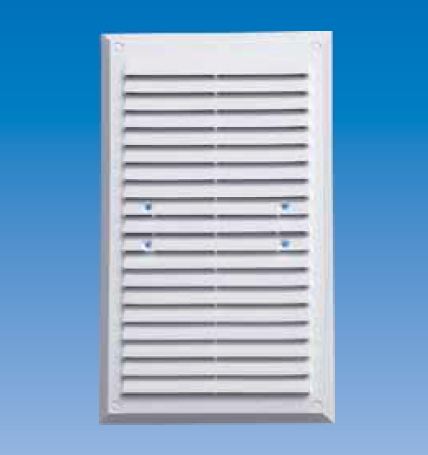 Maxpol Kratka wentylacyjna z siatką 175x295mm biała - 013