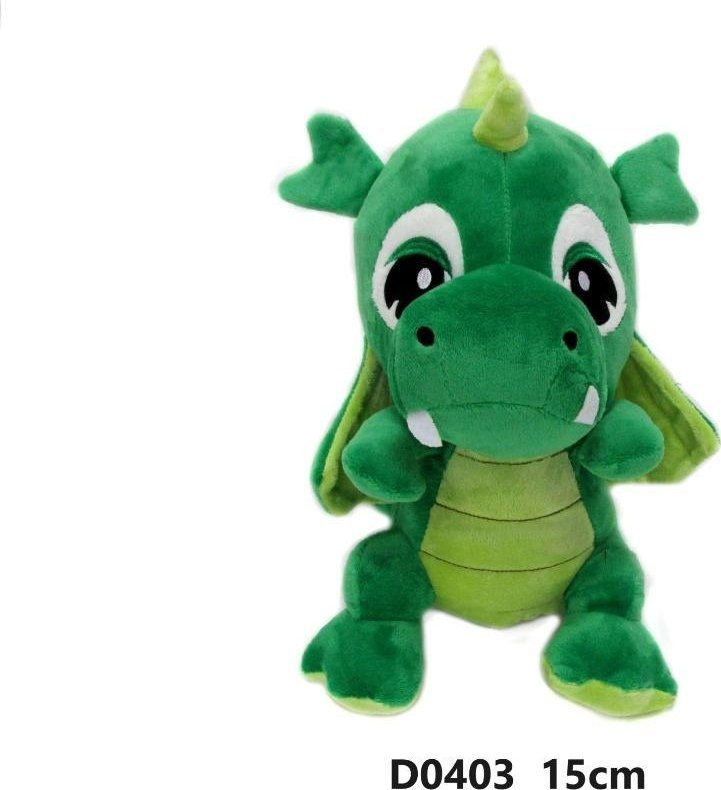 Smok ciemny zielony 15cm