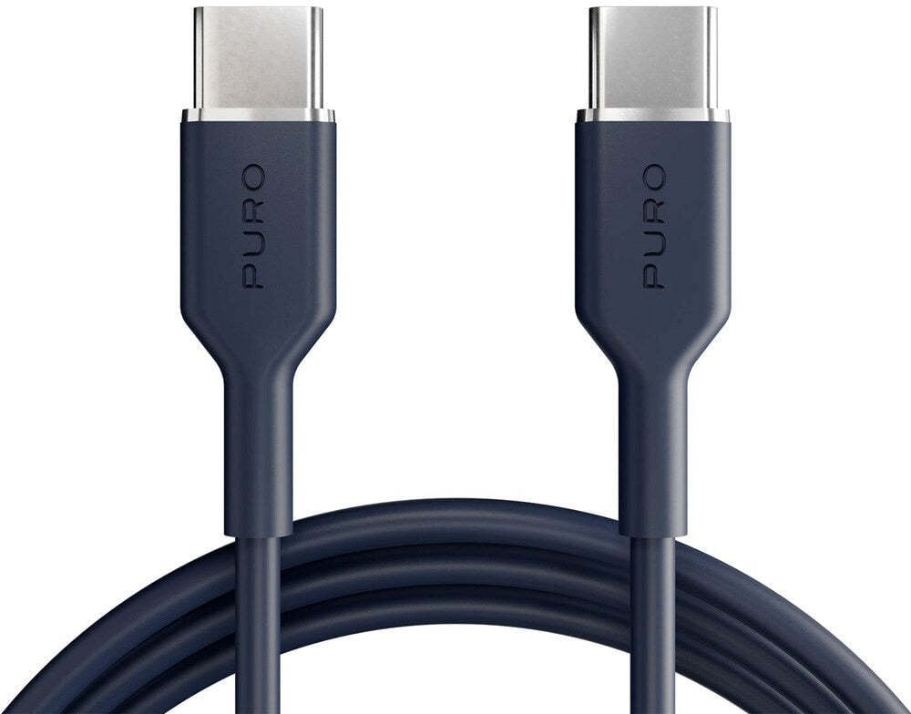 Kabel Puro ICON USB-C - USB-C 1,5m - granatowy