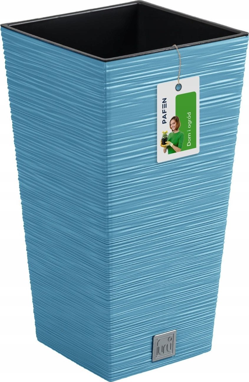 Prosperplast Doniczka na kwiaty Donica Furu DFSH200 Niebieski