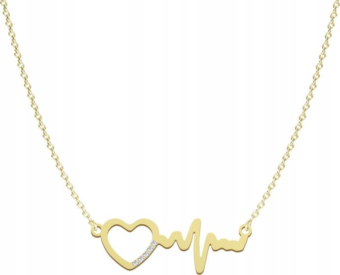 Radziszewska Jewellery Pozłacany Naszyjnik LINIA ŻYCIA DEDYKACJA