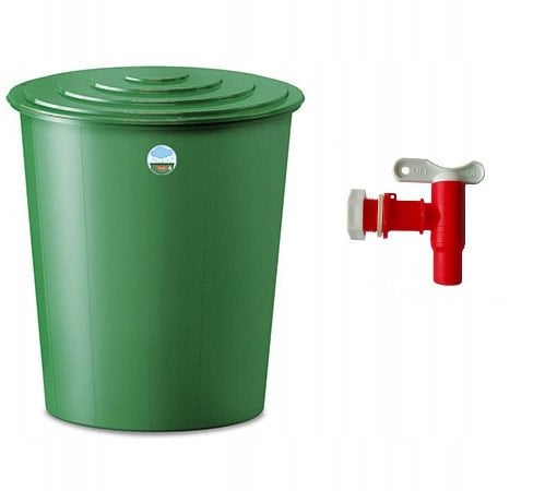 Udens muca 310L ar vaku un kranu O80x93cm 8003507443013