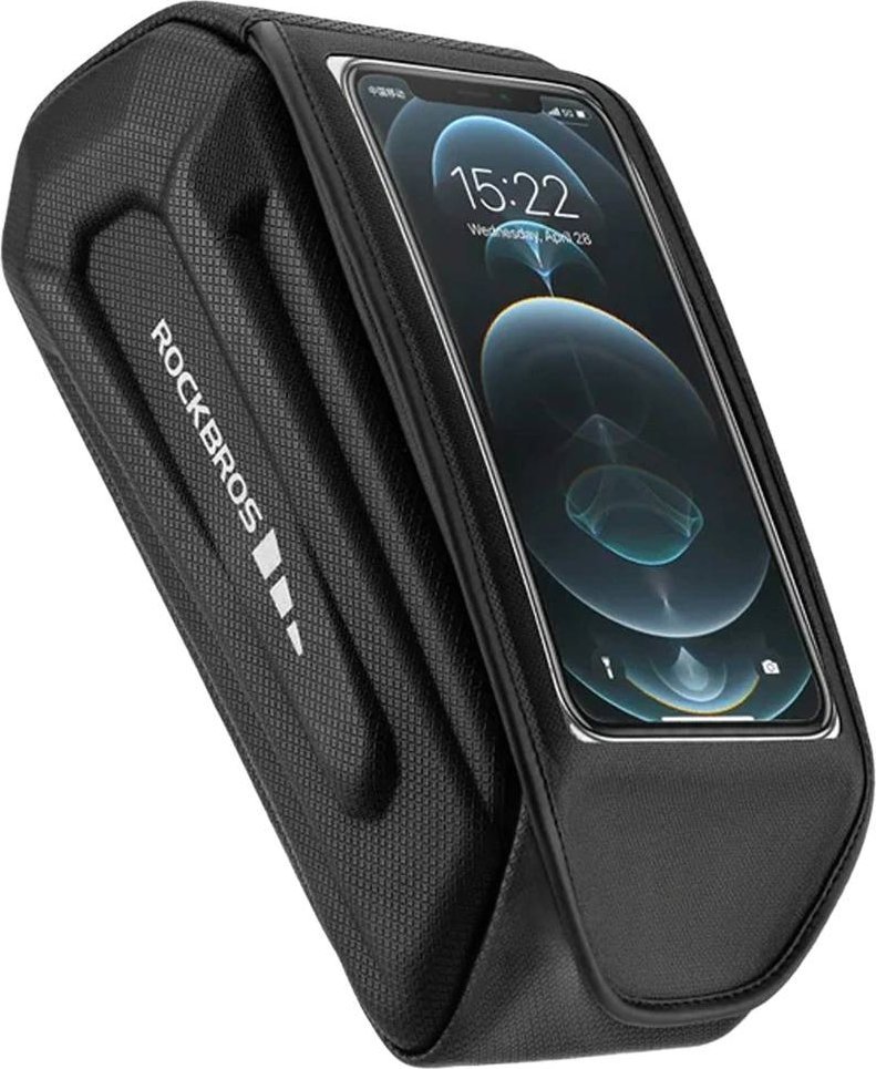 RockBros ROCKBROS 30120064001 Torba rowerowa wodoodporna na ramę z pokrowcem na telefon