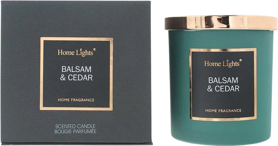 Home Lights, Balsam & Cedar, Scented Candle, 215 g Unisex