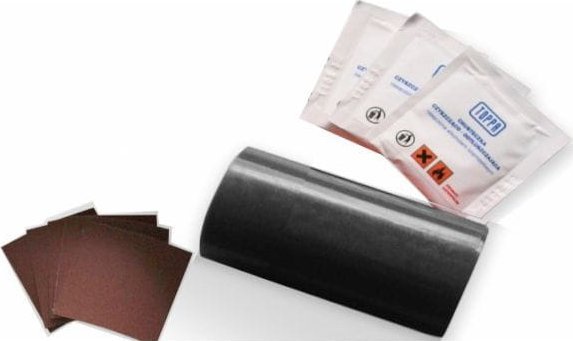 Plandeka Pako Zestaw Naprawczy Do Łatania Plandek 220x10cm CZARNY