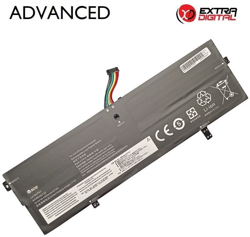 Notebook baterija, LENOVO L21M4PE3, 4350mAh, Extra Digital Advanced