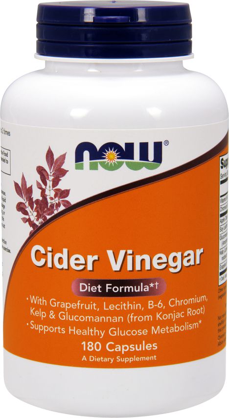 NOW Foods Cider Vinegar Diet 180 kaps.